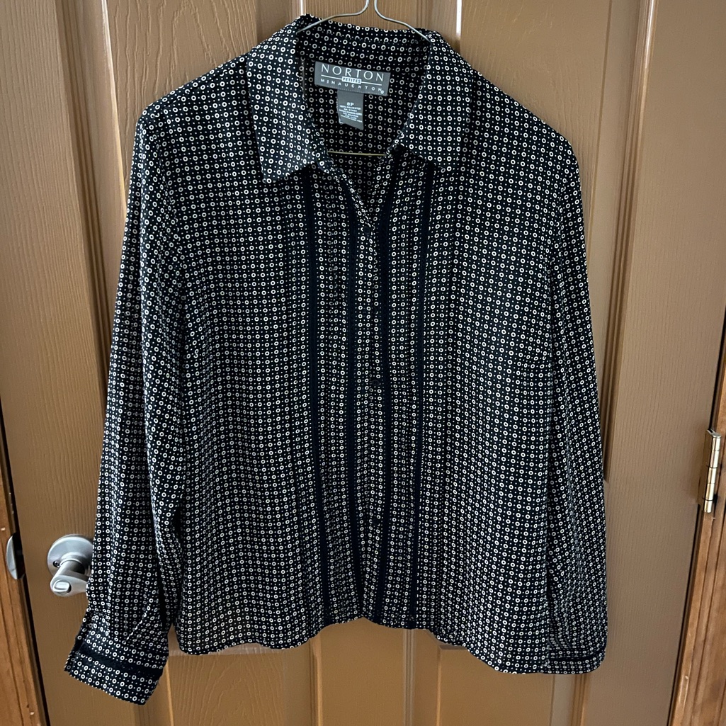 Black Design Blouse